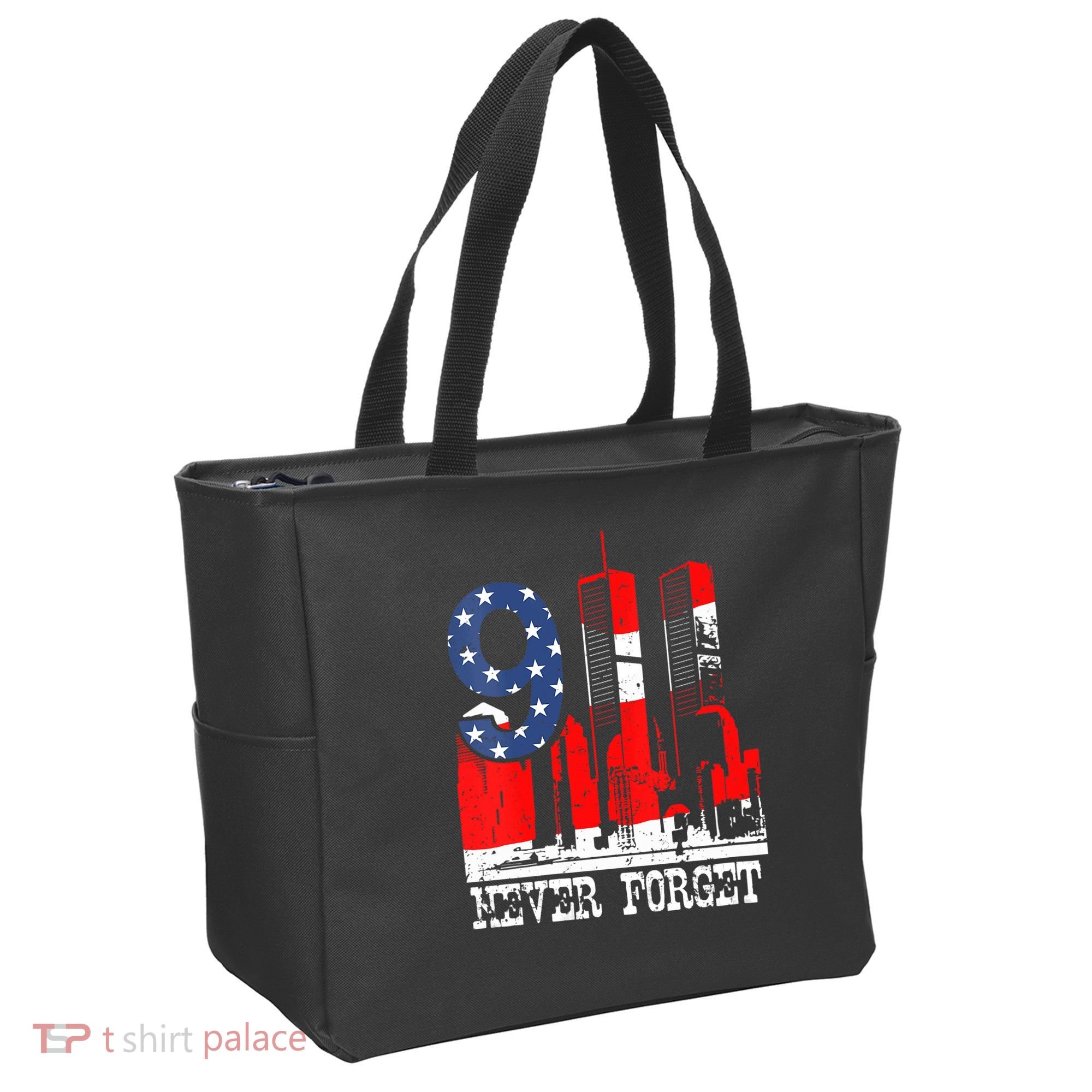 9/ 11 Never Forget Patriot Day Tote Bag