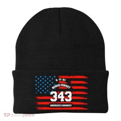 9 11 Never Forget, Firefighter 343 America Bravest Beanie