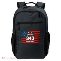 9 11 Never Forget, Firefighter 343 America Bravest Backpack thumb 0