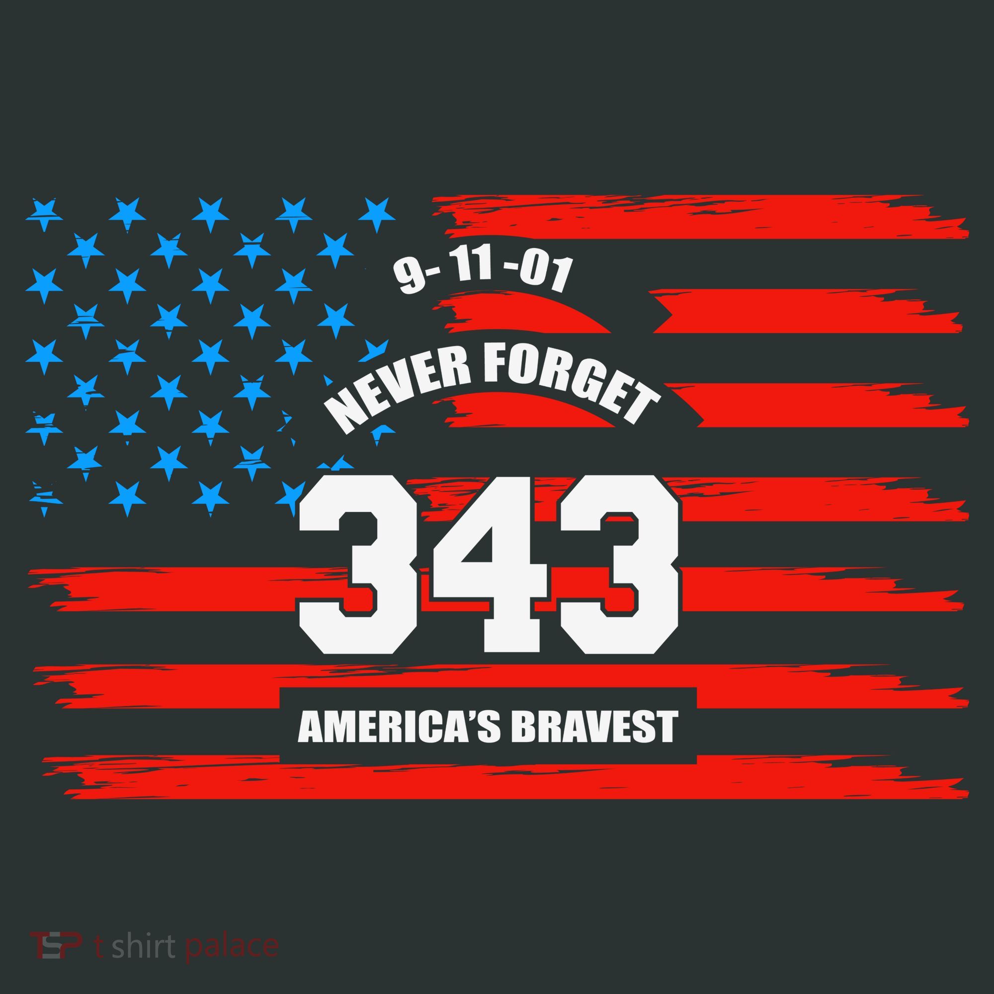 9 11 Never Forget, Firefighter 343 America Bravest Mousepad