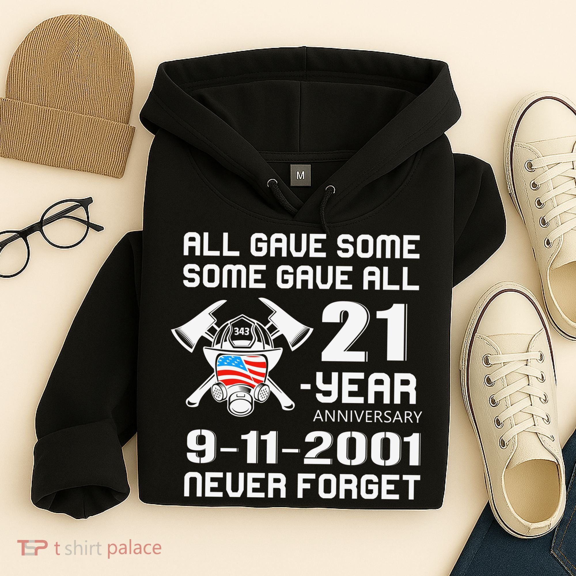 9 11 Never Forget, Firefighter 343 America Bravest, 911 Memorial September Hoodie