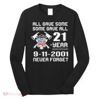 9 11 Never Forget, Firefighter 343 America Bravest, 911 Memorial September Long Sleeve Shirt thumb 0