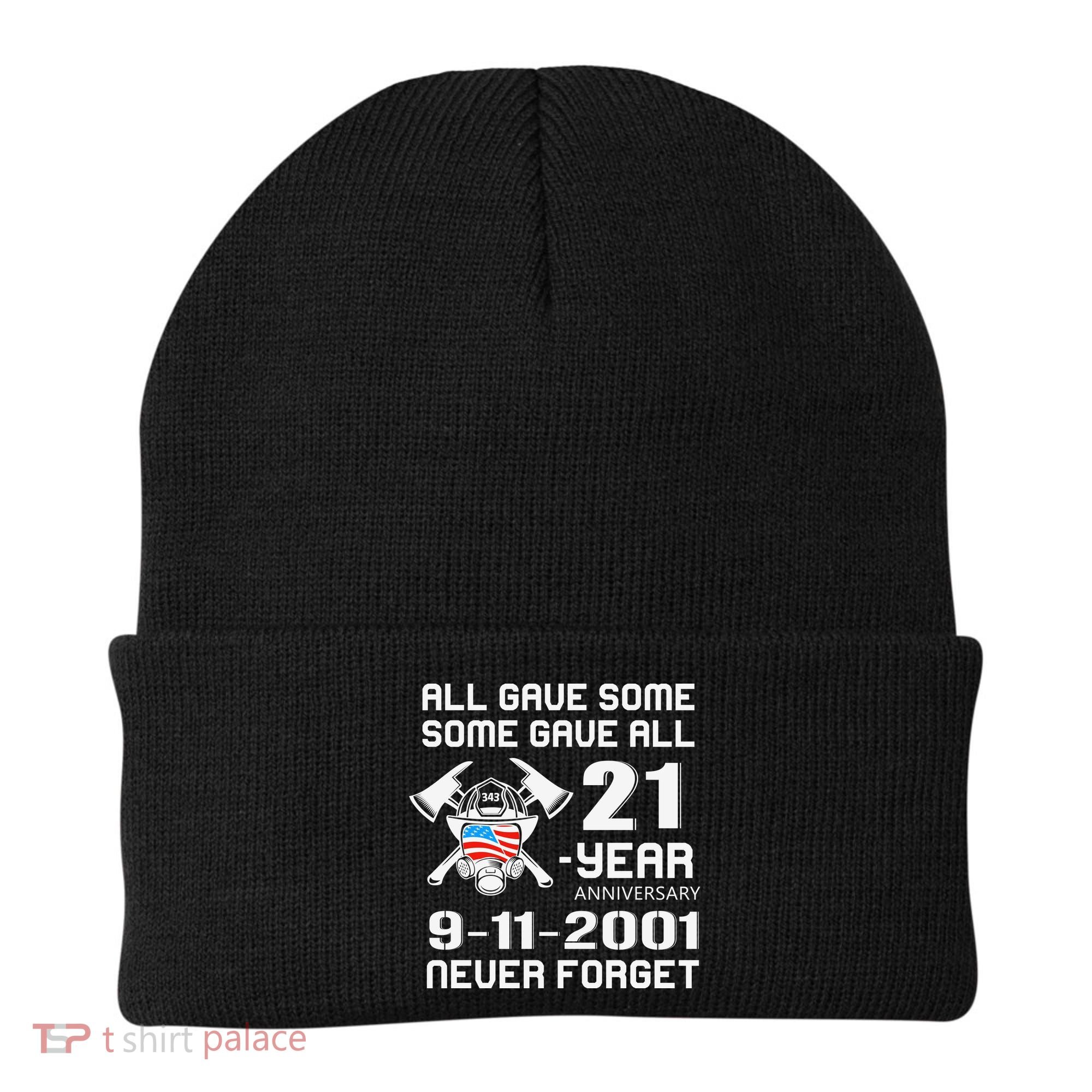 9 11 Never Forget, Firefighter 343 America Bravest, 911 Memorial September Beanie