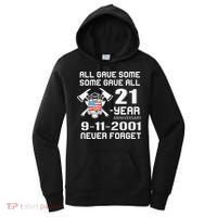 9 11 Never Forget, Firefighter 343 America Bravest, 911 Memorial September Women's Hoodie thumb 0