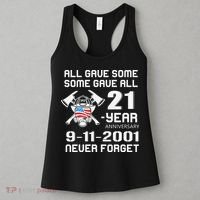 9 11 Never Forget, Firefighter 343 America Bravest, 911 Memorial September Women's Tank Top thumb 3