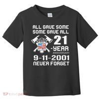 9 11 Never Forget, Firefighter 343 America Bravest, 911 Memorial September Toddler T-Shirt thumb 0