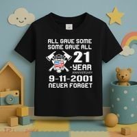 9 11 Never Forget, Firefighter 343 America Bravest, 911 Memorial September Toddler T-Shirt thumb 3