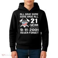 9 11 Never Forget, Firefighter 343 America Bravest, 911 Memorial September Kids Hoodie thumb 4