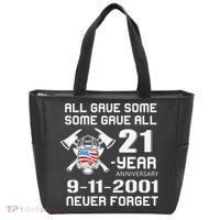 9 11 Never Forget, Firefighter 343 America Bravest, 911 Memorial September Tote Bag thumb 0