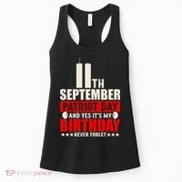 9 11 Never Forget, 911 Memorial, American Patriot Day Women's Tank Top thumb 0