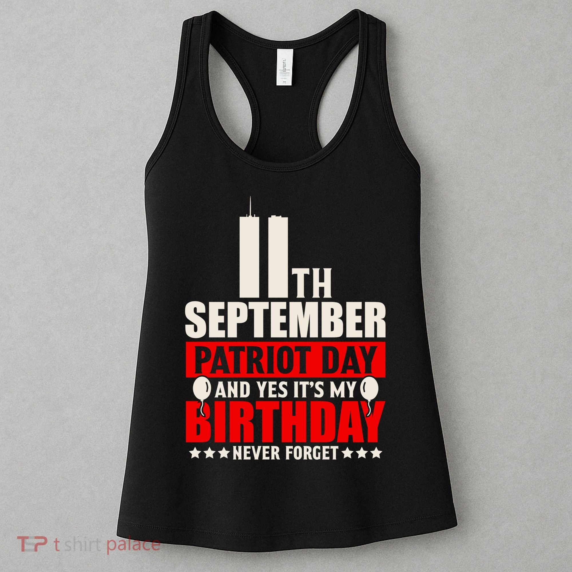 9 11 Never Forget, 911 Memorial, American Patriot Day Women's Tank Top