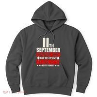 9 11 Never Forget, 911 Memorial, American Patriot Day Hoodie thumb 0