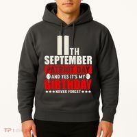 9 11 Never Forget, 911 Memorial, American Patriot Day Hoodie thumb 2