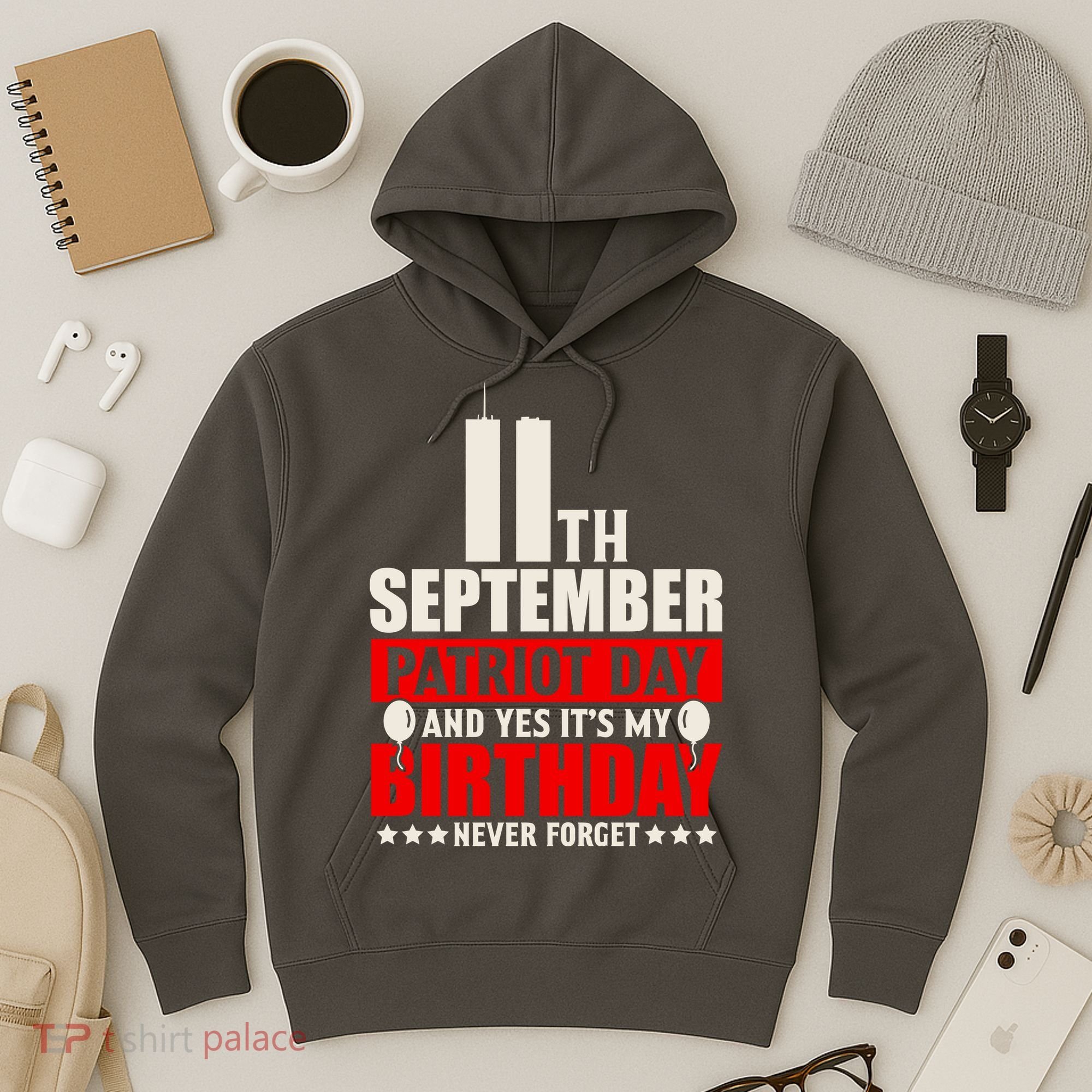 9 11 Never Forget, 911 Memorial, American Patriot Day Hoodie