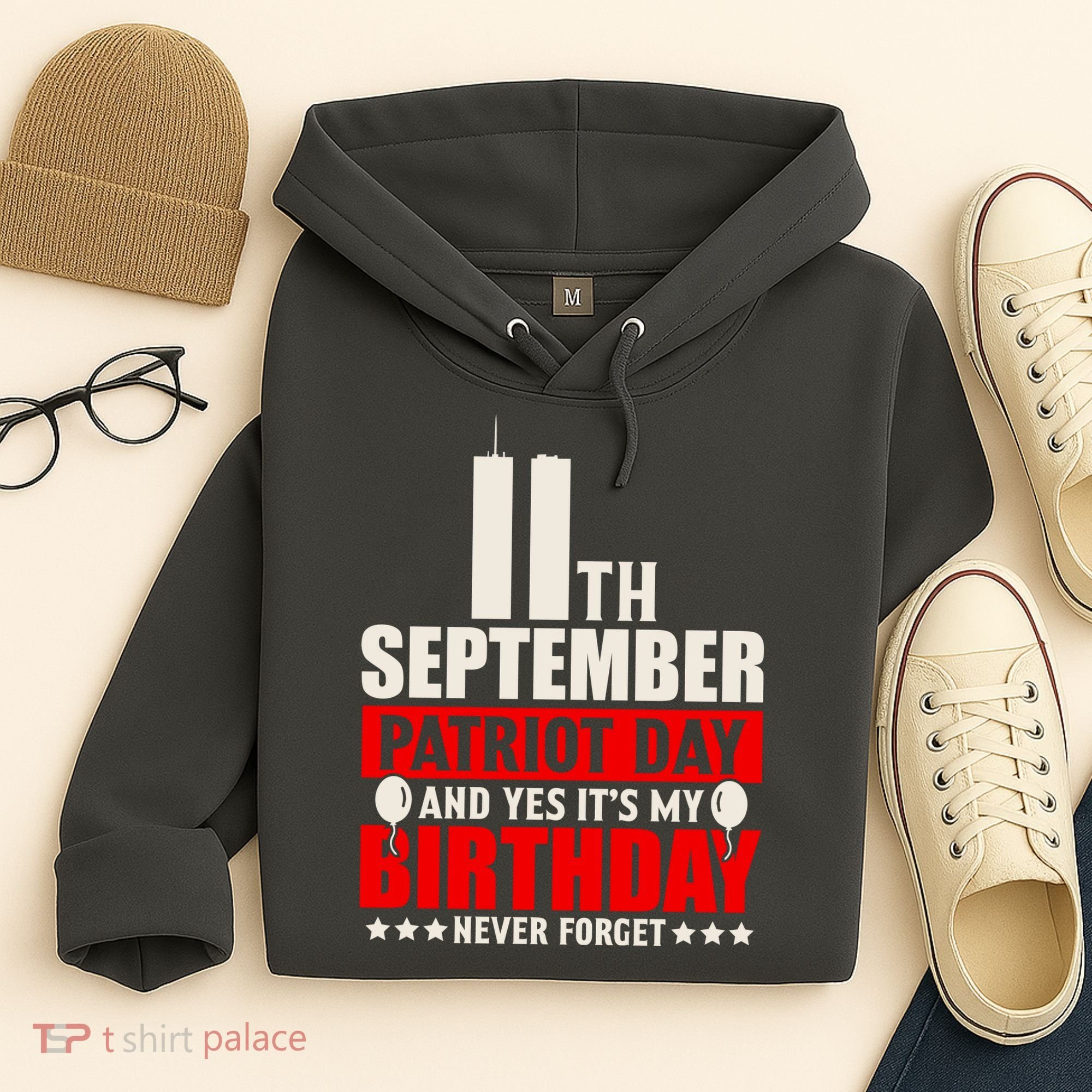 9 11 Never Forget, 911 Memorial, American Patriot Day Hoodie