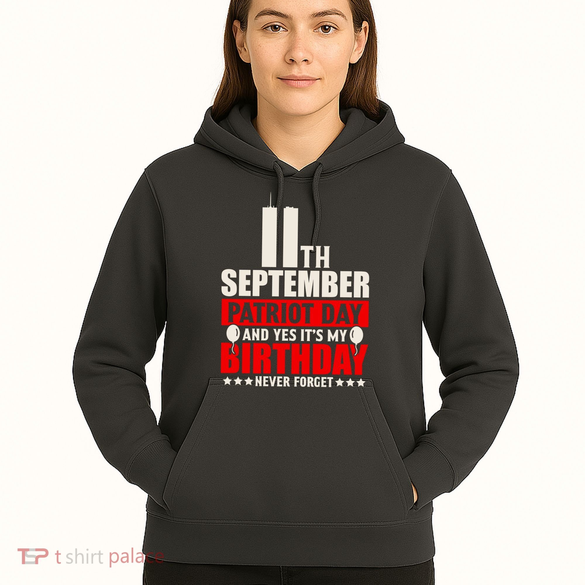 9 11 Never Forget, 911 Memorial, American Patriot Day Hoodie