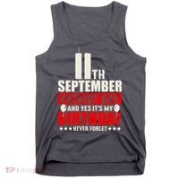 9 11 Never Forget, 911 Memorial, American Patriot Day Tank Top thumb 0