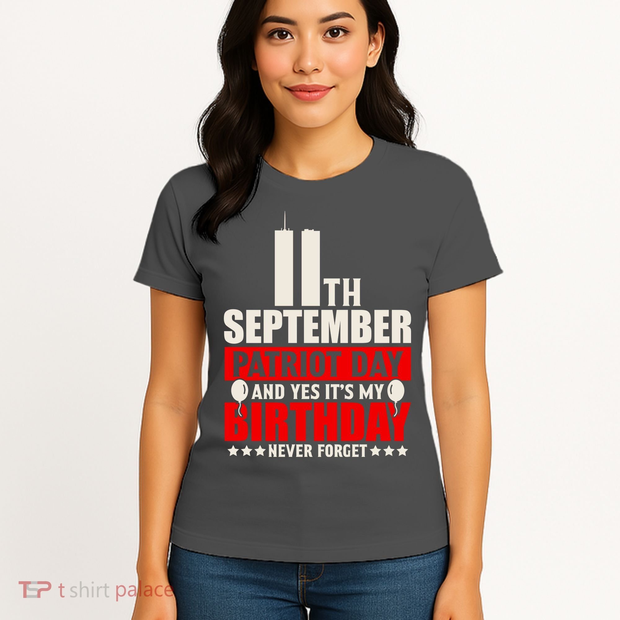 9 11 Never Forget, 911 Memorial, American Patriot Day Women's T-Shirt