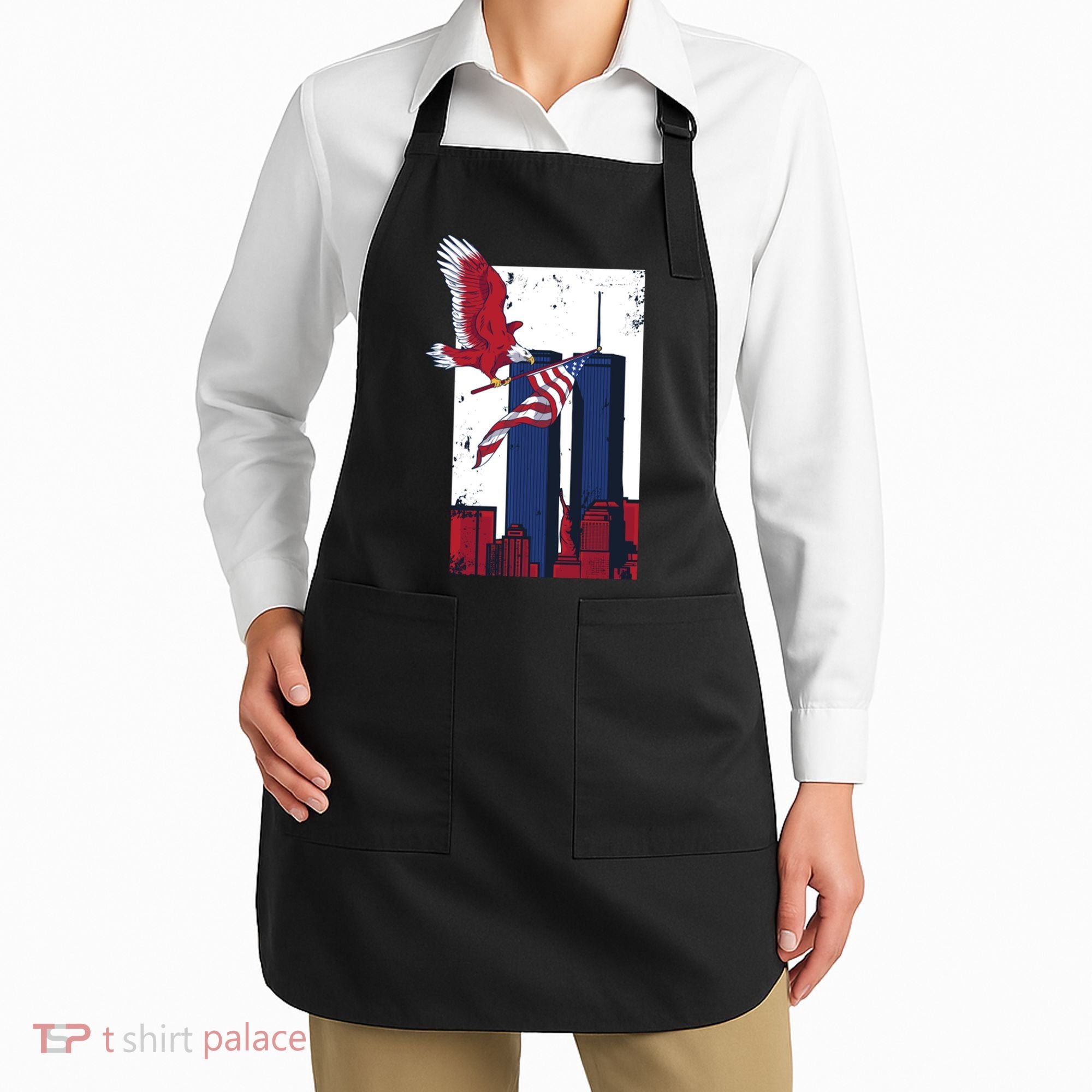 9 11 Never Forget TShirt9 11 Memorial Apron