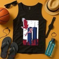 9 11 Never Forget TShirt9 11 Memorial Tank Top thumb 4