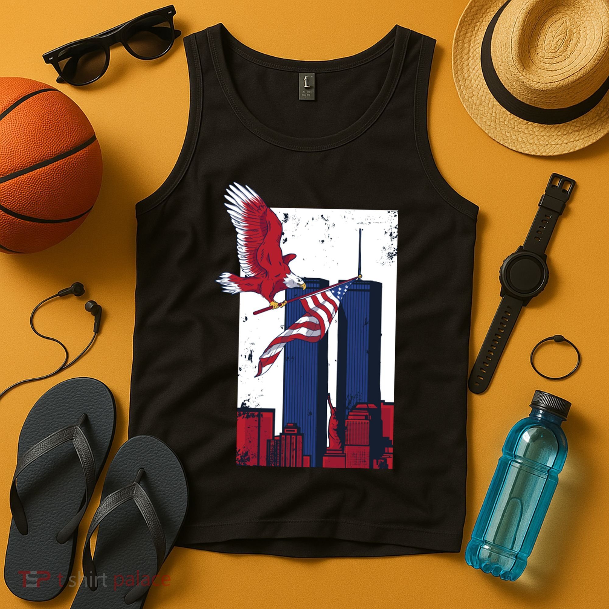 9 11 Never Forget TShirt9 11 Memorial Tank Top