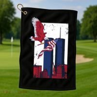 9 11 Never Forget TShirt9 11 Memorial Golf Towel thumb 1