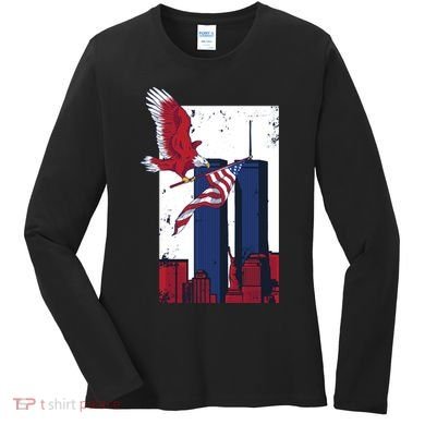 9 11 Never Forget TShirt9 11 Memorial Women's Long Sleeve Shirt