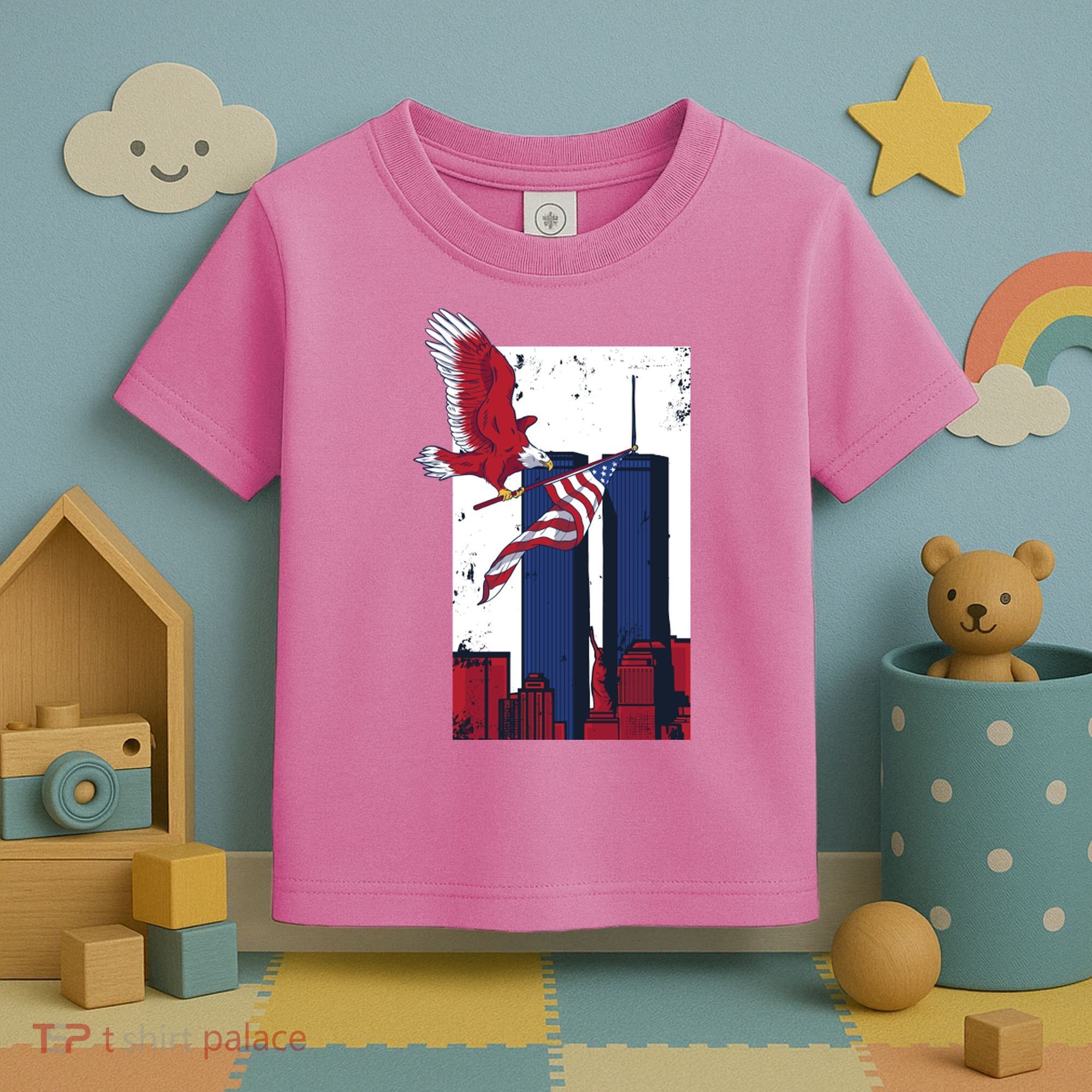 9 11 Never Forget TShirt9 11 Memorial Toddler T-Shirt