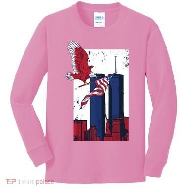 9 11 Never Forget TShirt9 11 Memorial Kids Long Sleeve Shirt