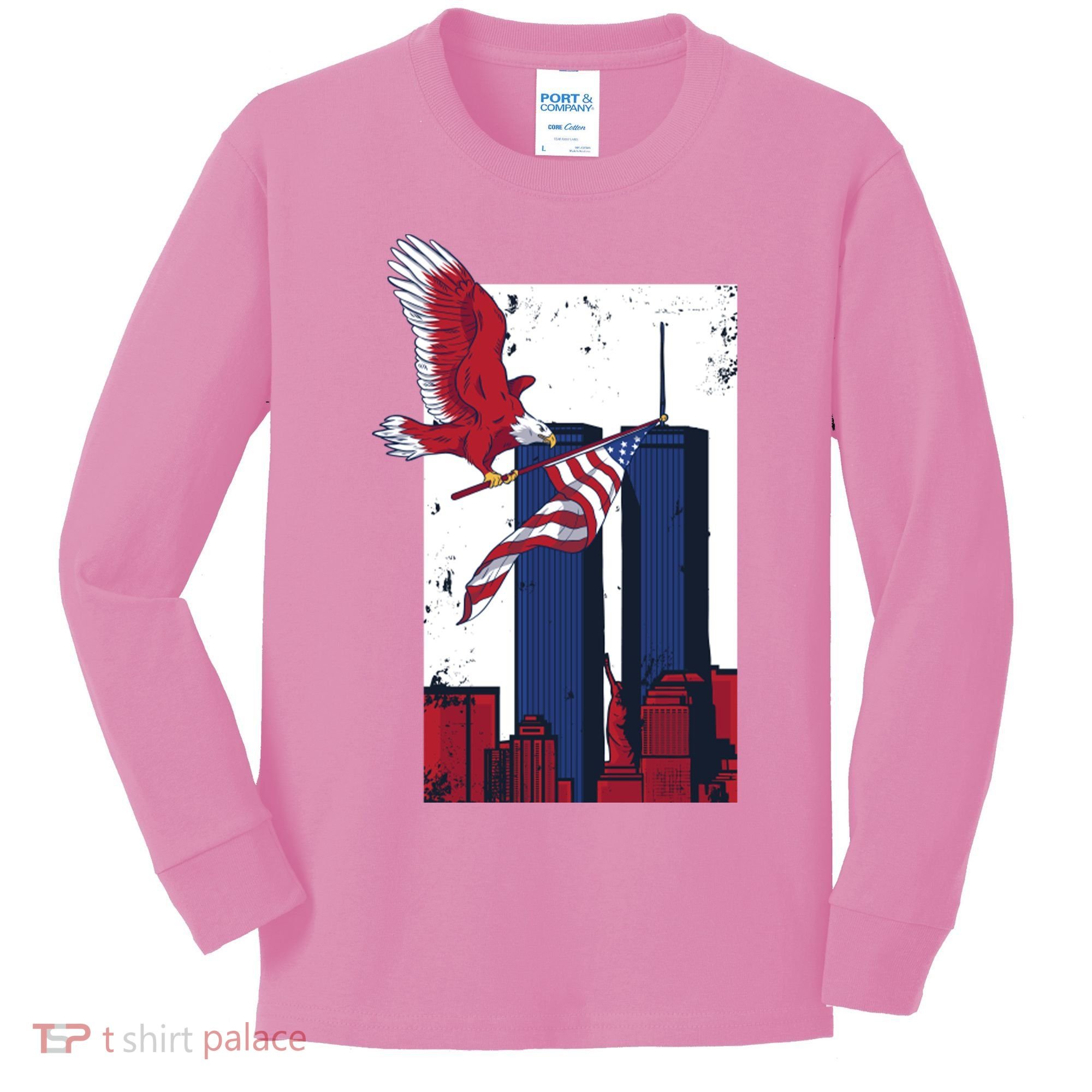 9 11 Never Forget TShirt9 11 Memorial Kids Long Sleeve Shirt