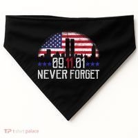 9 11 TShirt9 11 Never Forget Memorial, Peace Day USA-Made Doggie Bandana thumb 0