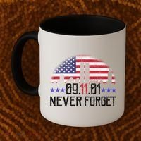 9 11 TShirt9 11 Never Forget Memorial, Peace Day Coffee Mug thumb 2