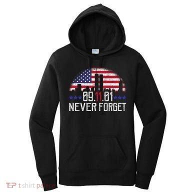 9 11 TShirt9 11 Never Forget Memorial, Peace Day Women's Hoodie