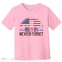 9 11 TShirt9 11 Never Forget Memorial, Peace Day Toddler T-Shirt thumb 0