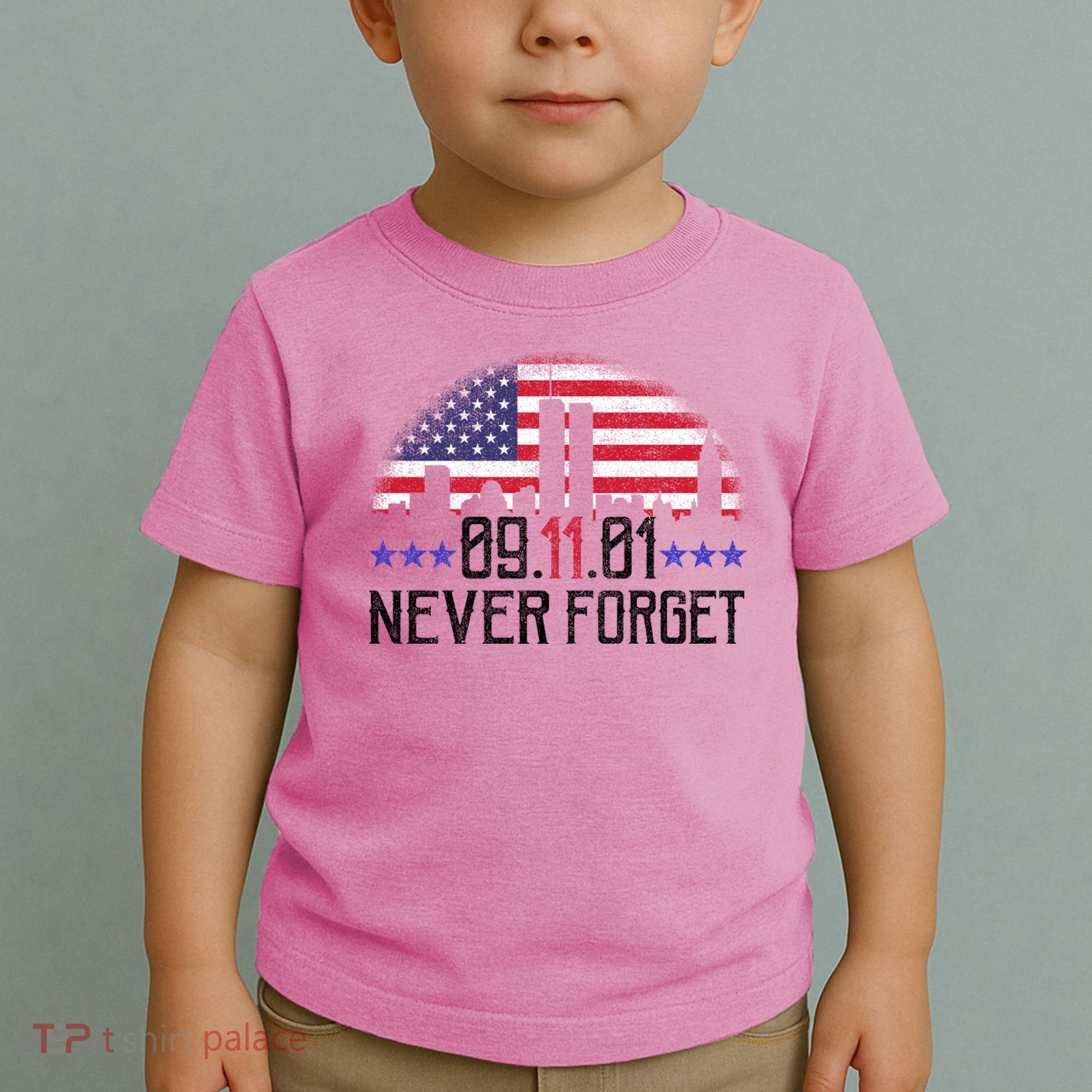 9 11 TShirt9 11 Never Forget Memorial, Peace Day Toddler T-Shirt