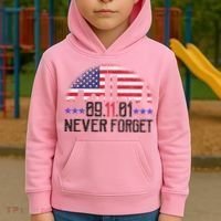 9 11 TShirt9 11 Never Forget Memorial, Peace Day Kids Hoodie thumb 2