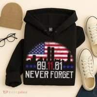 9 11 TShirt9 11 Never Forget Shirt, Never Forget 911 Memorial Peace Day Hoodie thumb 4