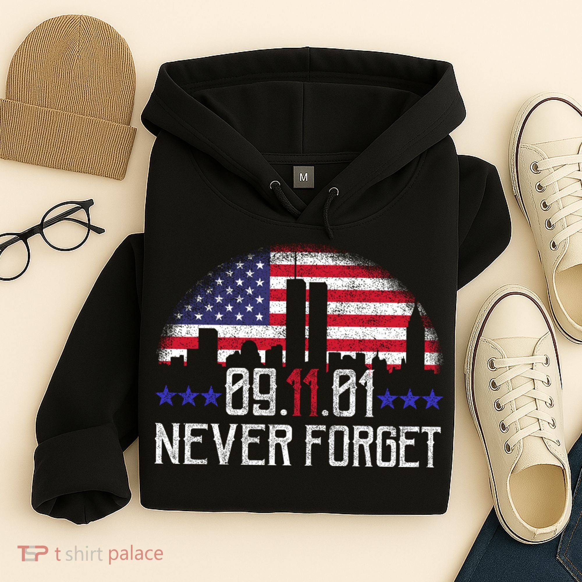 9 11 TShirt9 11 Never Forget Shirt, Never Forget 911 Memorial Peace Day Hoodie