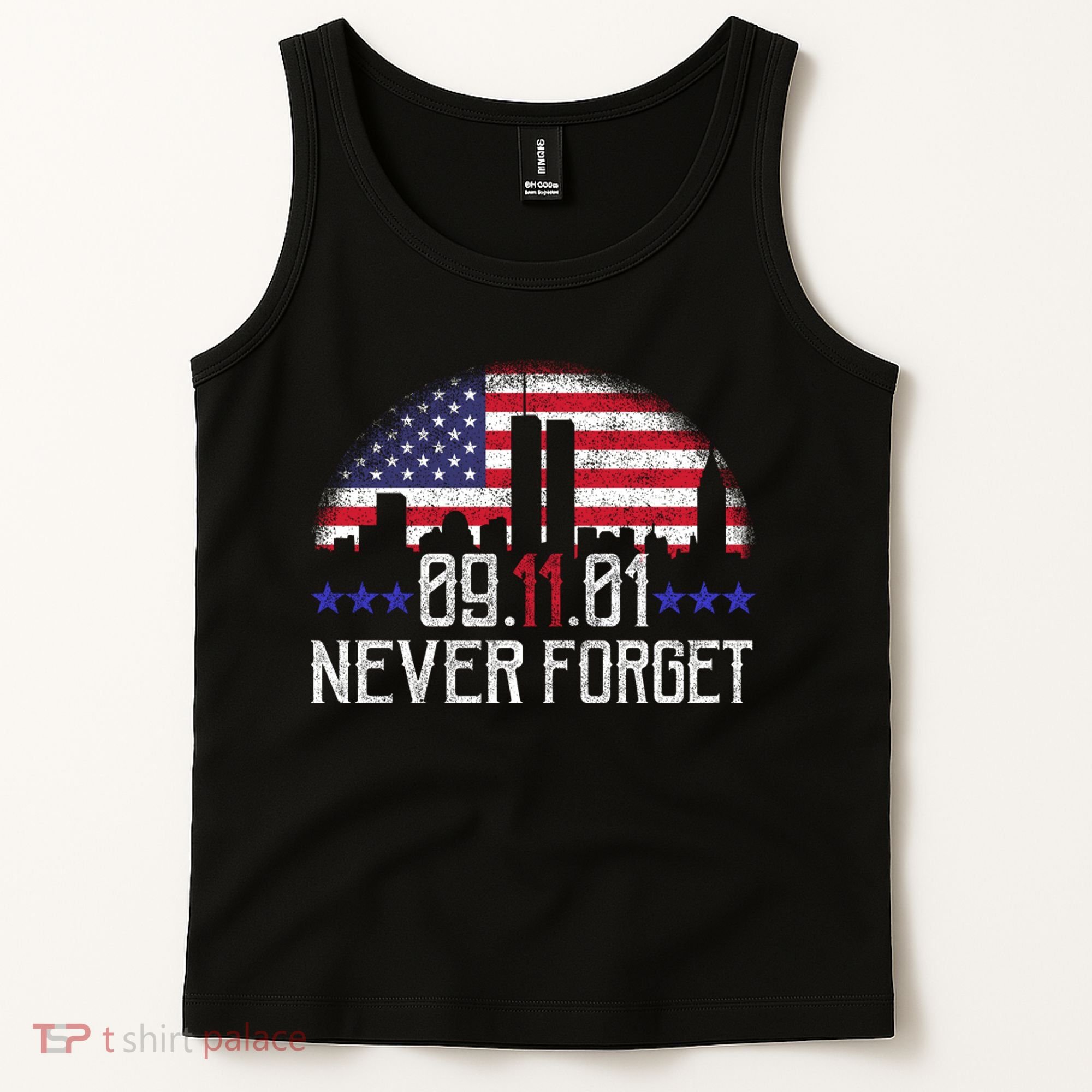 9 11 TShirt9 11 Never Forget Shirt, Never Forget 911 Memorial Peace Day Tank Top