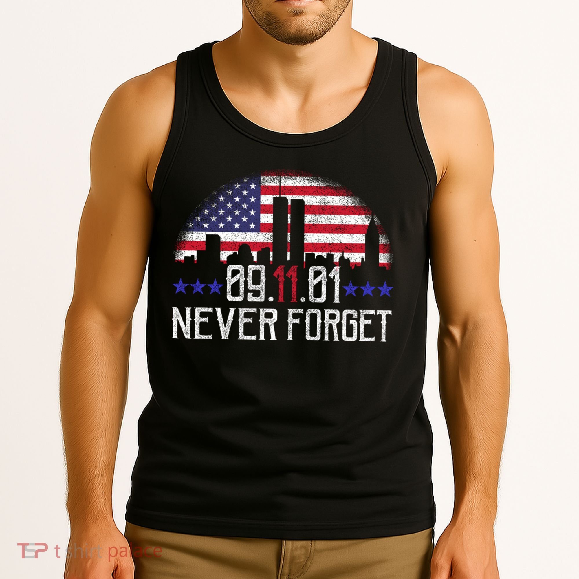 9 11 TShirt9 11 Never Forget Shirt, Never Forget 911 Memorial Peace Day Tank Top