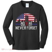 9 11 TShirt9 11 Never Forget Shirt, Never Forget 911 Memorial Peace Day Kids Long Sleeve Shirt thumb 0
