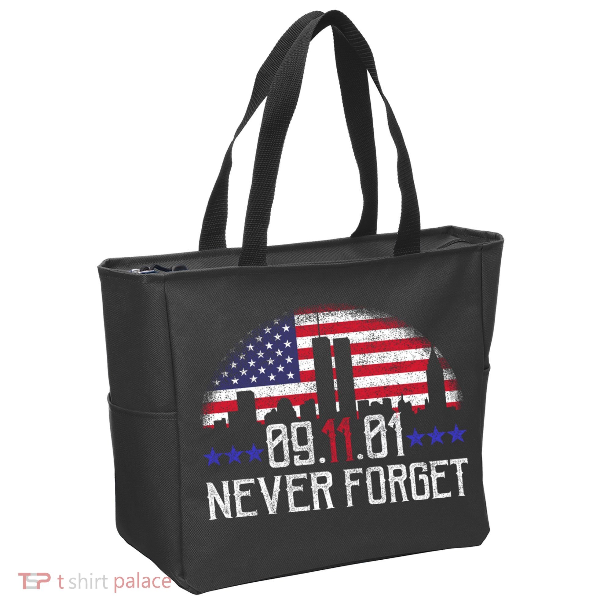 9 11 TShirt9 11 Never Forget Shirt, Never Forget 911 Memorial Peace Day Tote Bag