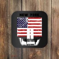 9 11 TShirtNew York 9_11 Never Forget 911 Memorial Peace Day Coaster thumb 0