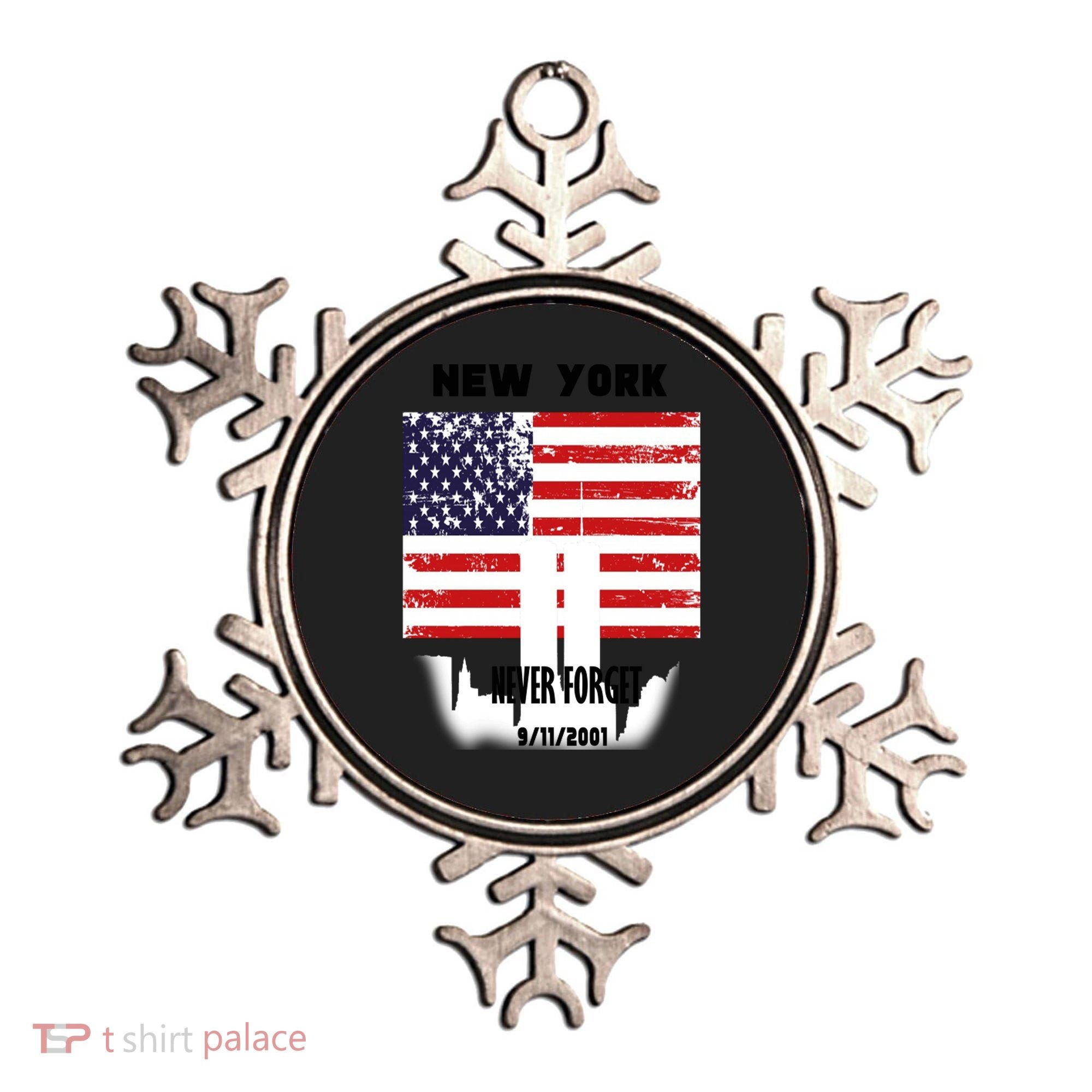 9 11 TShirtNew York 9_11 Never Forget 911 Memorial Peace Day Ornament