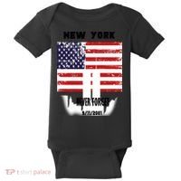 9 11 TShirtNew York 9_11 Never Forget 911 Memorial Peace Day Baby Bodysuit thumb 0