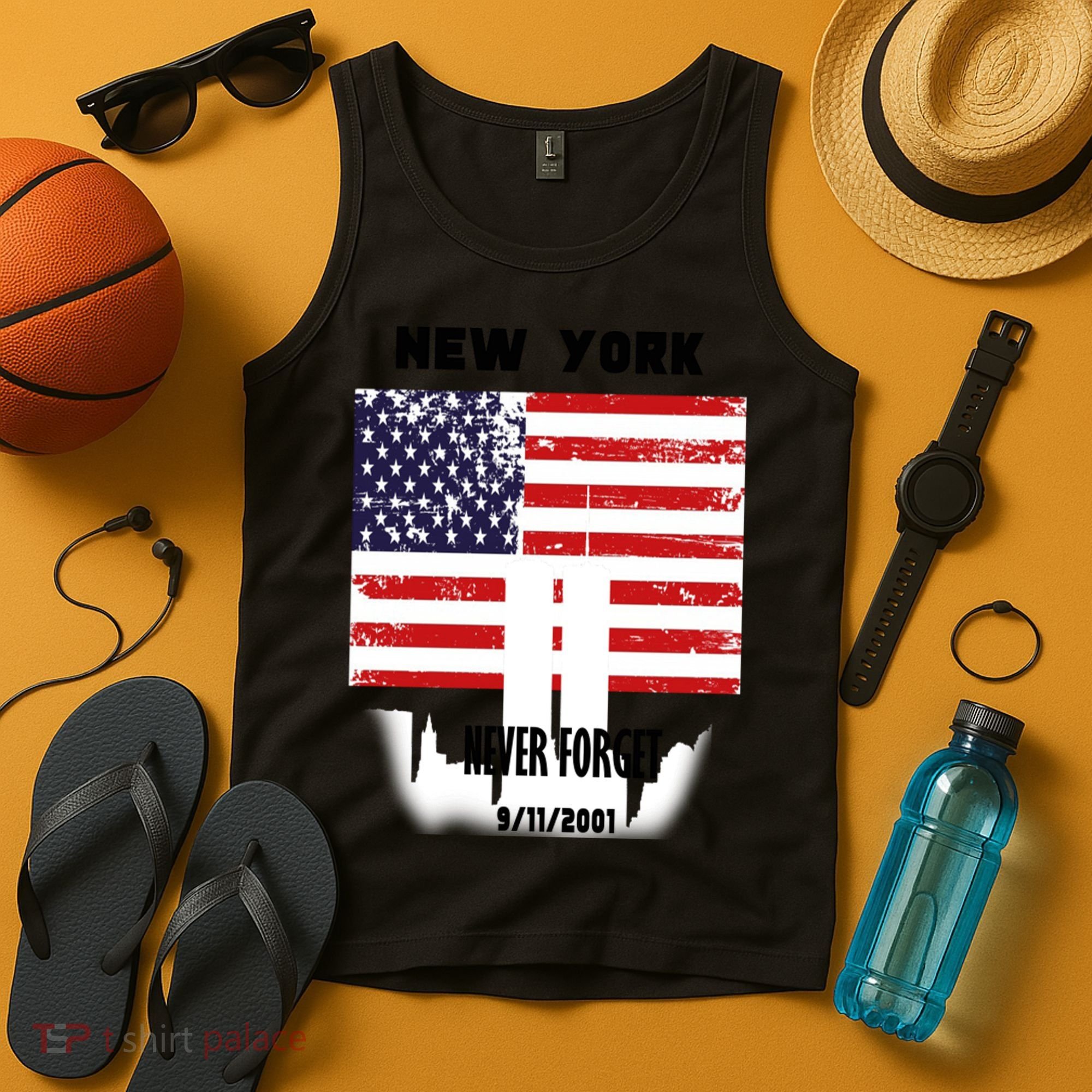 9 11 TShirtNew York 9_11 Never Forget 911 Memorial Peace Day Tank Top