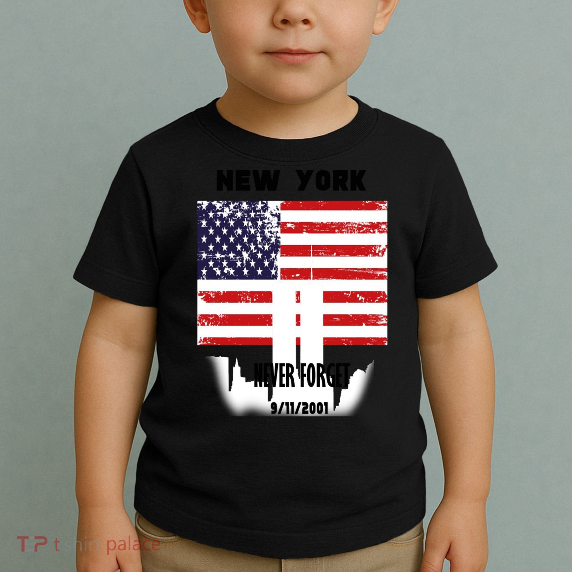 9 11 TShirtNew York 9_11 Never Forget 911 Memorial Peace Day Toddler T-Shirt