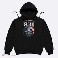 9/11 25th Anniversary We Will Never Forget Tribute 9.11 Hoodie thumb 0