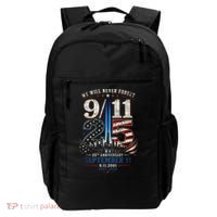 9/11 25th Anniversary We Will Never Forget Tribute 9.11 Backpack thumb 0