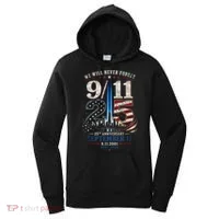 9/11 25th Anniversary We Will Never Forget Tribute 9.11 Women's Hoodie thumb 0